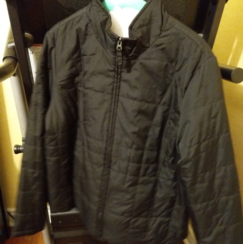 Black winter jacket